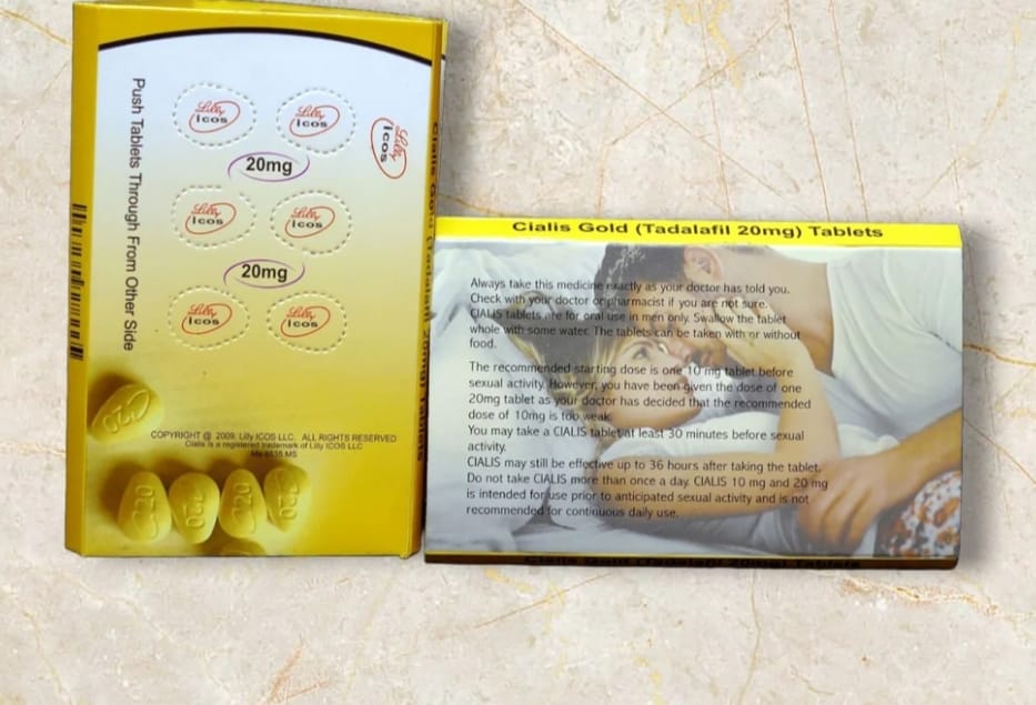 Gold 20mg - 6 Tablets in a pack